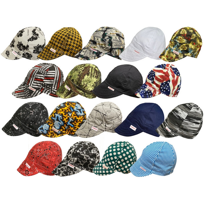 COMEAUX CAPS Reversible Welder's Cap (Size 6-7/8 to Size 8) - Size 6-7/8