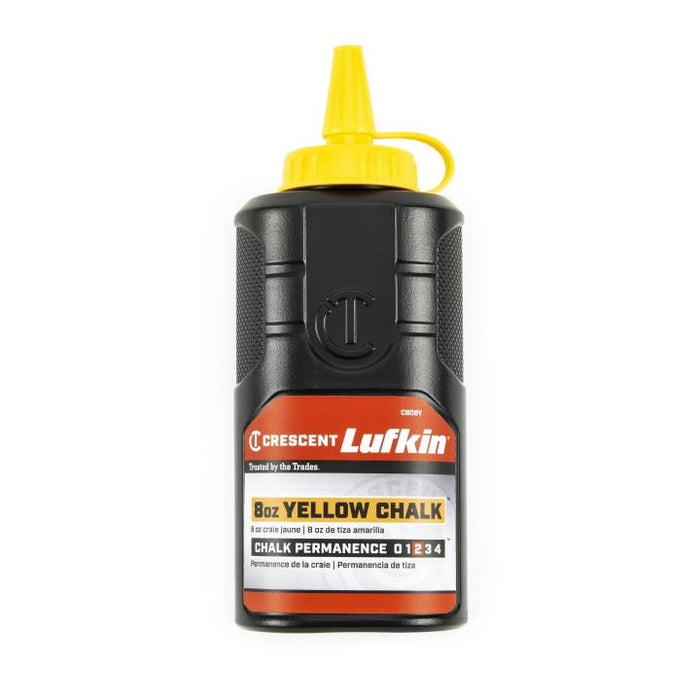 LUFKIN CHALK BOTTLE,YELLOW,8OZ - CB08Y