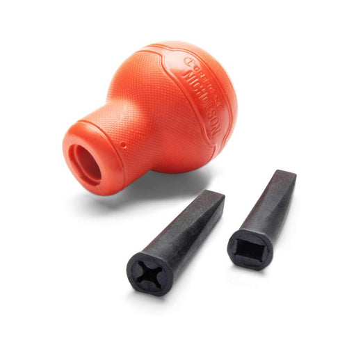 NICHOLSON FILE HANDLE, SHORT ROUND, W INSERTS - 21474G