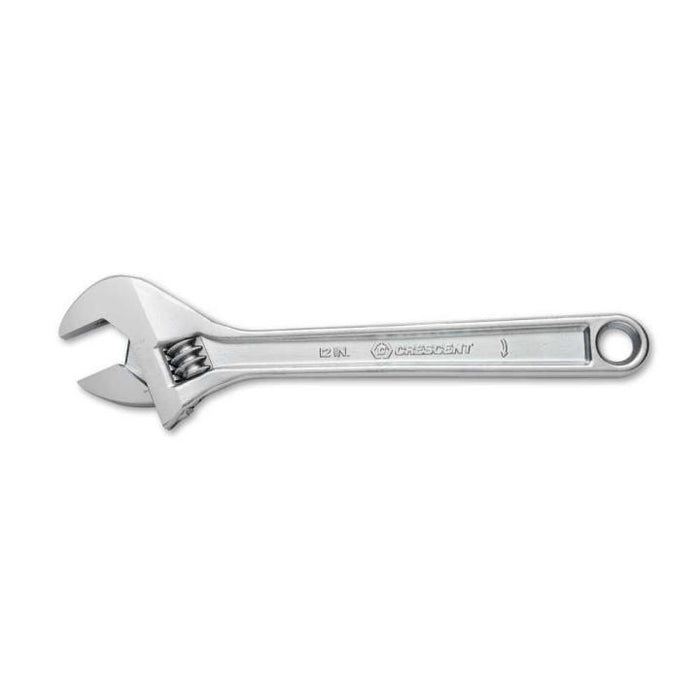 CRESCENT ADJ WRENCH, 12", CHROME, BOXED - AC212BK