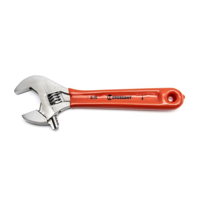 CRESCENT ADJ WRENCH, 6", CHROME, CUSH GRP - AC26CVS