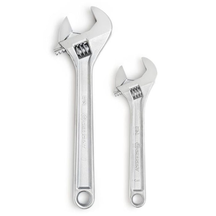 CRESCENT - 2 PIECE ADJUSTABLE WRENCH SET 8" & 12" - AC2812VS