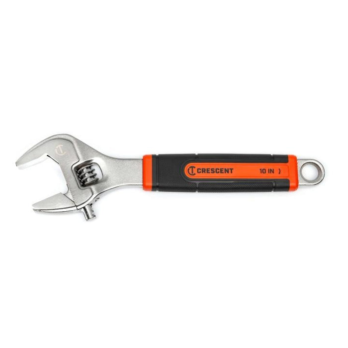CRESCENT ADJ WRENCH 10" CHROME CUSH GRIP CARDED - AC310CVS