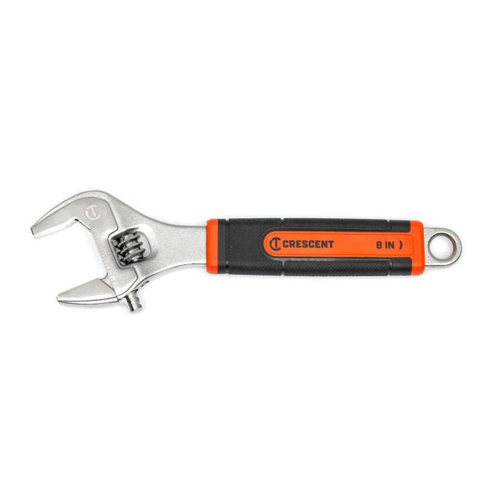 CRESCENT ADJ WRENCH 8" CHROME CUSH GRIP CARDED - AC38CVS