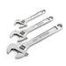 CRESCENT ADJ WRENCH SET, 6" 8" 10", CHROME - AC3PC
