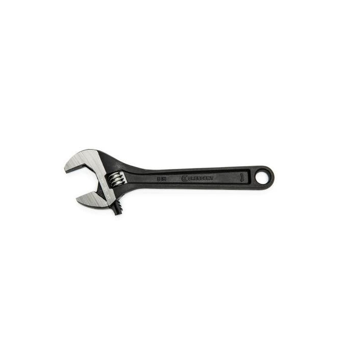 CRESCENT ADJ WRENCH, 6", BLACK - AT26VS