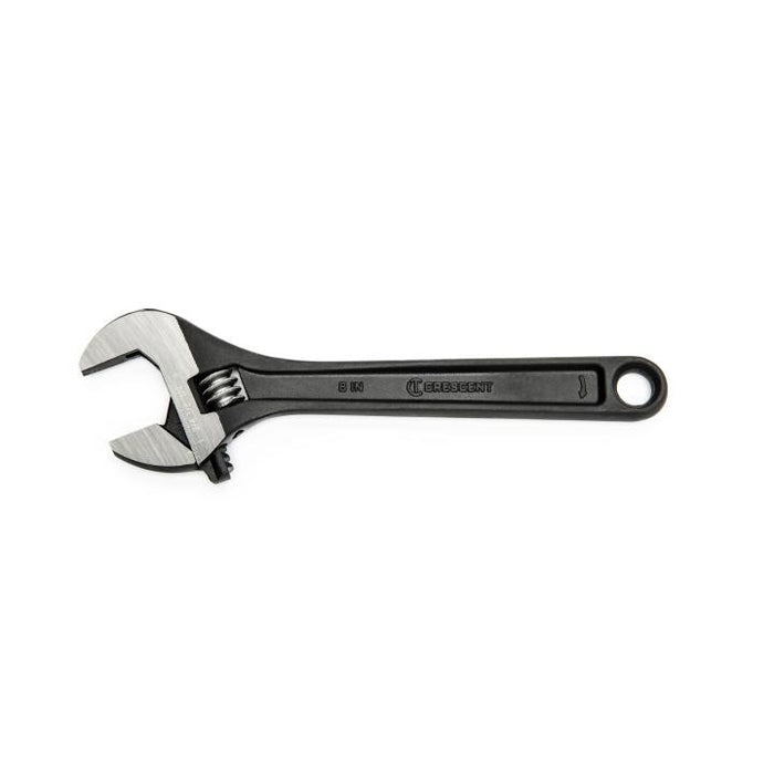 CRESCENT ADJ WRENCH, 8", BLACK, BAGGED - AT28BK