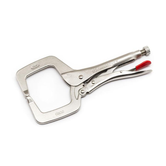 CRESCENT C-CLAMP, 6", LOCKING, REG TIPS - C6CCVN