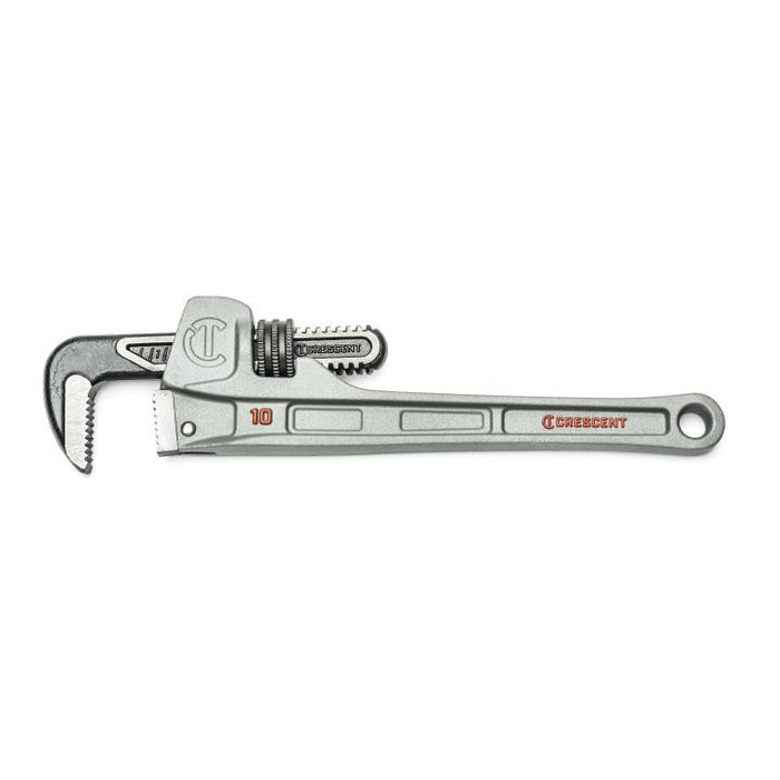 CRESCENT PIPE WRENCH, 10", ALUMINUM, SLIM JAW - CAPW10S