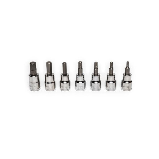 CRESCENT 7 PC,HEX BIT SOCKET SET,SAE,3/8" DRIVE - CBSS0N