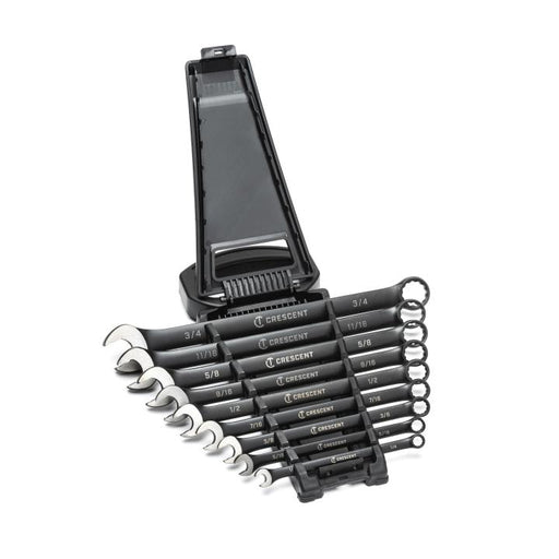 CRESCENT 9PC CRESCENT BLK COMBO WR 12PT SAE - CCWS9BS