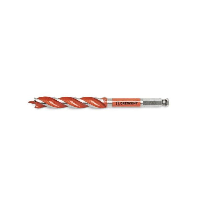 CRESCENT SOLID AUGER DRILL BIT, 7.5", 5/8" - CDAG-7533