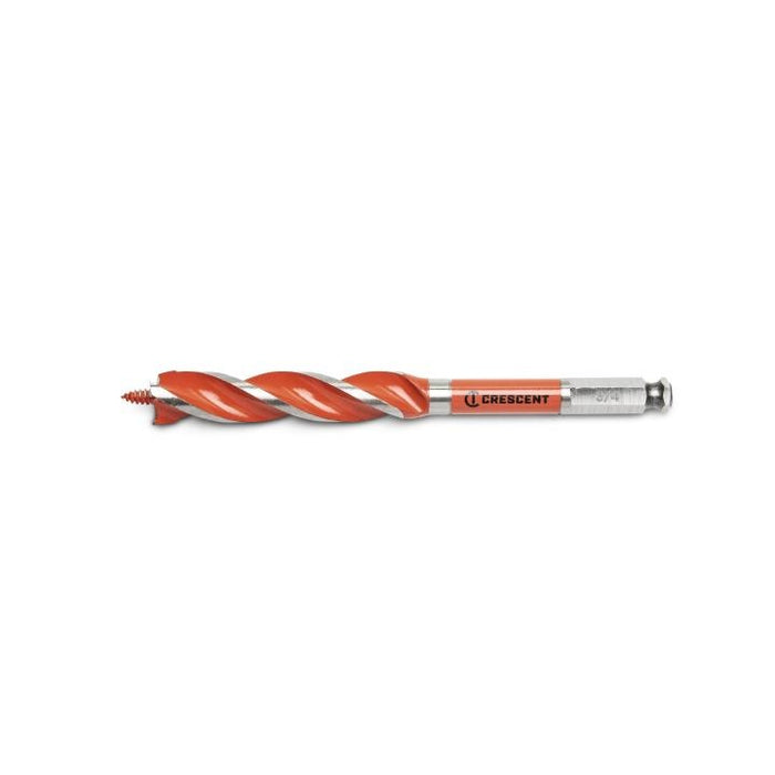 CRESCENT SOLID AUGER DRILL BIT, 7.5", 3/4" - CDAG-7537