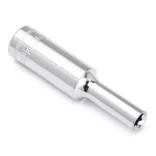 CRESCENT DEEP SOCKET,1/4" DRIVE,4MM,6PT - CDDS11N