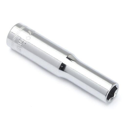 CRESCENT DEEP SOCKET,1/4" DRIVE,6MM,6PT - CDDS13N
