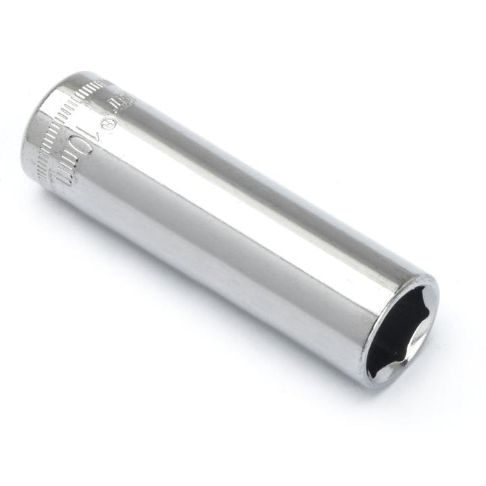 CRESCENT DEEP SOCKET,1/4" DRIVE,10MM,6PT - CDDS17N