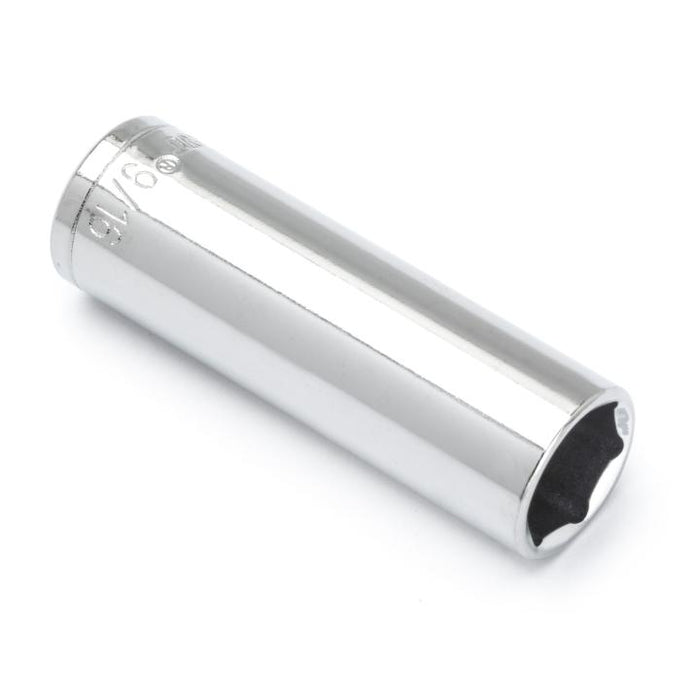 CRESCENT DEEP SOCKET,3/8" DRIVE,9/16",6PT - CDDS28N