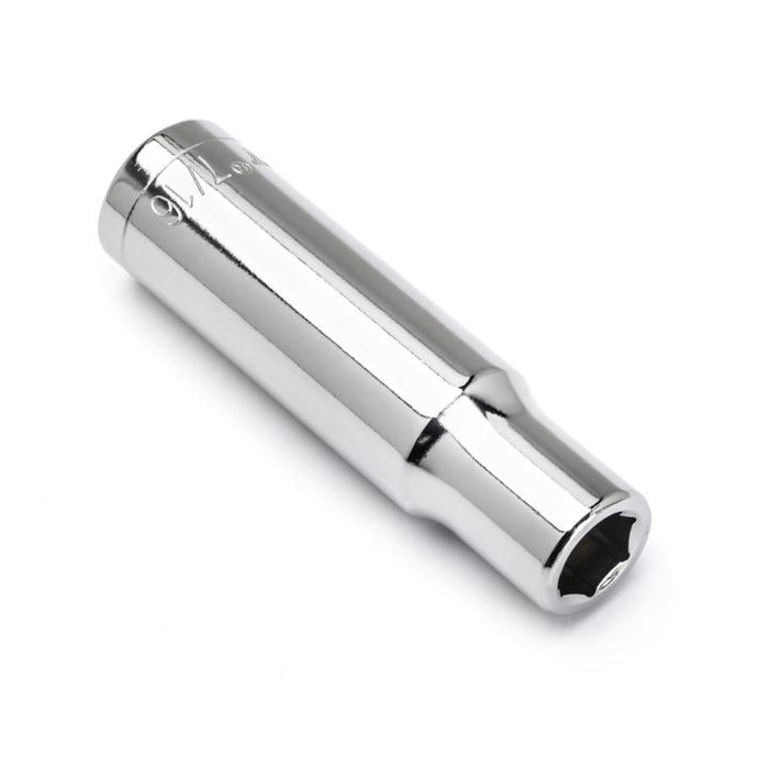 CRESCENT DEEP SOCKET,1/2" DRIVE,7/16",6PT - CDDS55N