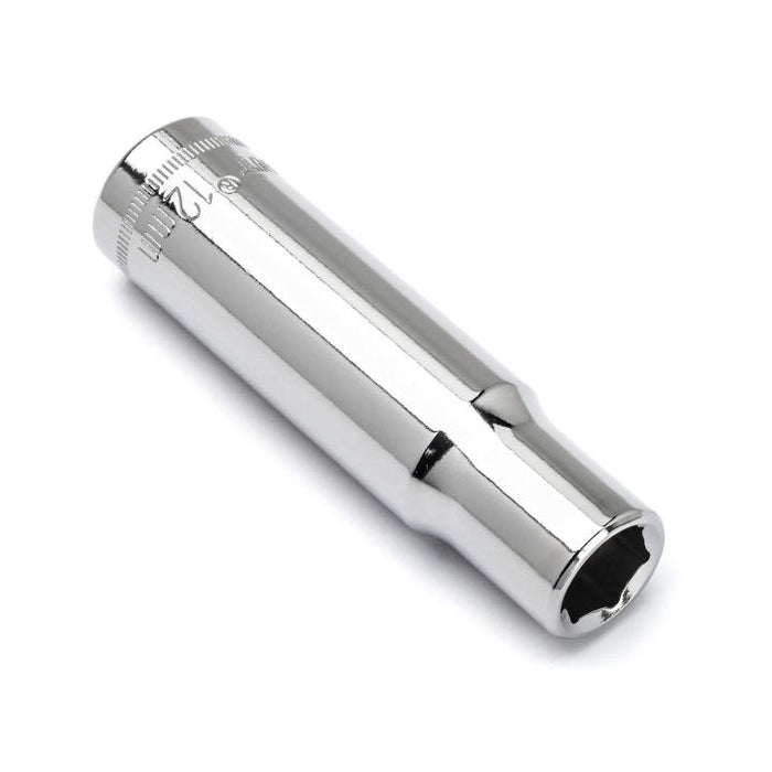 CRESCENT DEEP SOCKET,1/2" DRIVE,12MM,6PT - CDDS71N