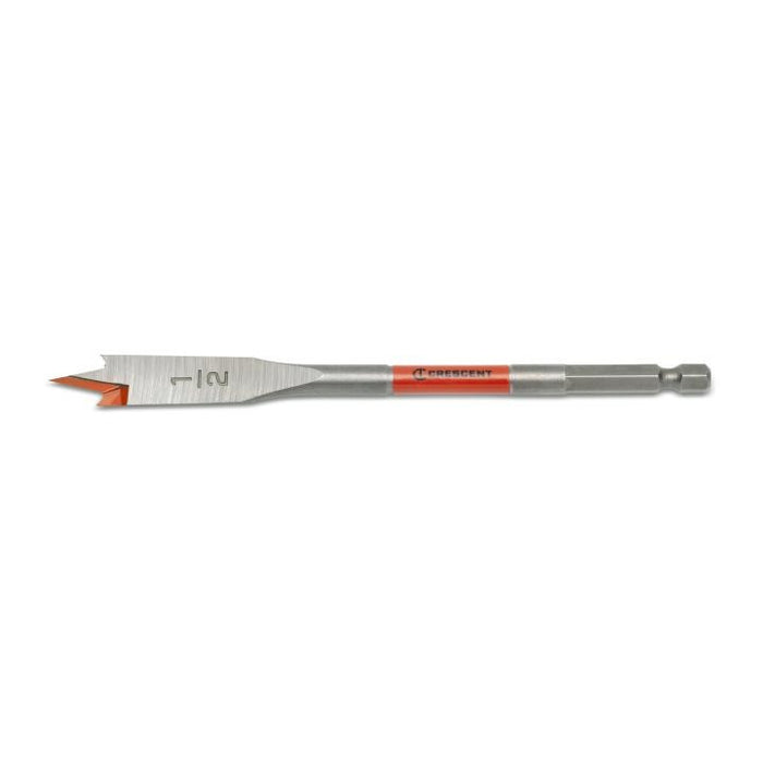 CRESCENT FLAT SPADE DRILL BIT,6",1/2" - CDFP-629