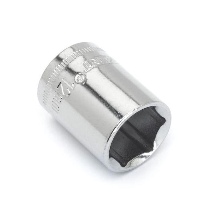 CRESCENT SOCKET,1/4" DRIVE,12MM,6PT - CDS19N