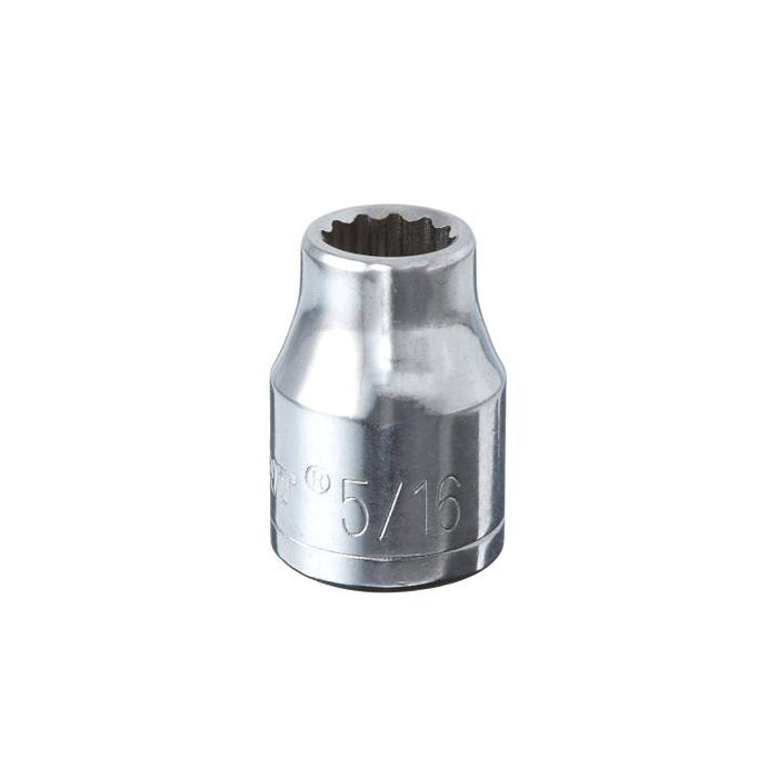 CRESCENT SOCKET,3/8" DRIVE,5/16",12PT - CDS24N