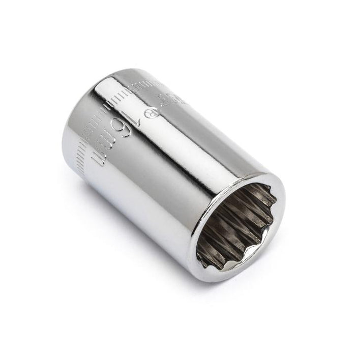 CRESCENT SOCKET,1/2" DRIVE,16MM,12PT - CDS76N