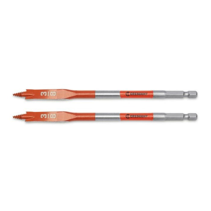 CRESCENT 2PC SCREW POINT PADDLE DRILL BIT,6",3/8" - CDSP-621-2