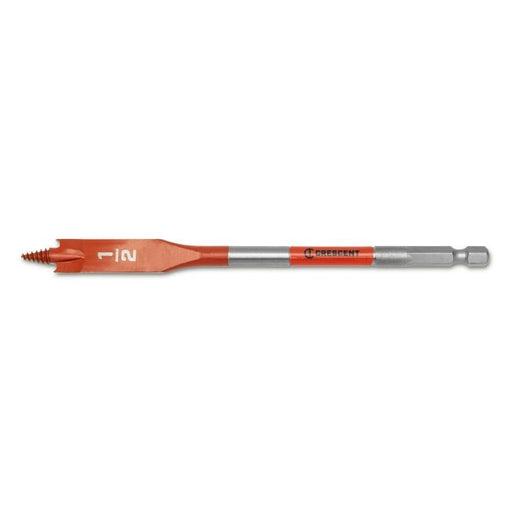 CRESCENT SCREW POINT PADDLE DRILL BIT, 6", 1/2" - CDSP-629