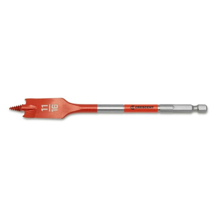 CRESCENT SCREW POINT PADDLE DRILL BIT, 6", 11/16" - CDSP-635