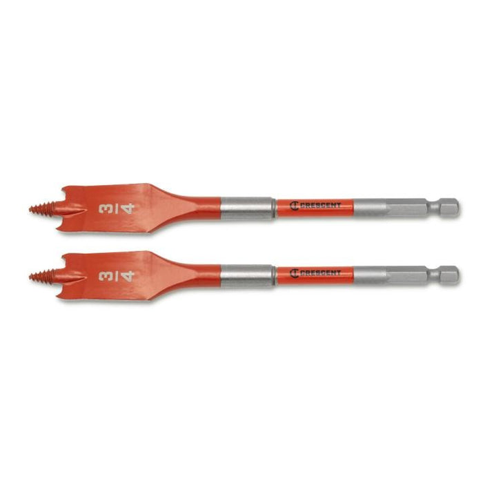 CRESCENT 2PC SCREW POINT PADDLE DRILL BIT,6",3/4" - CDSP-637-2