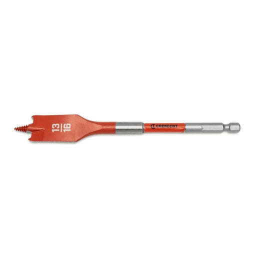CRESCENT SCREW POINT PADDLE DRILL BIT, 6", 13/16" - CDSP-639