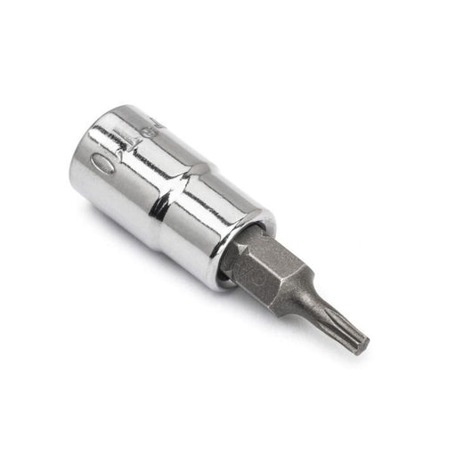 CRESCENT TORX SOCKET,T-10 INTERNAL,1/4" DRIVE - CDTS0N