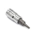 CRESCENT TORX SOCKET,T-10 INTERNAL,1/4" DRIVE - CDTS0N