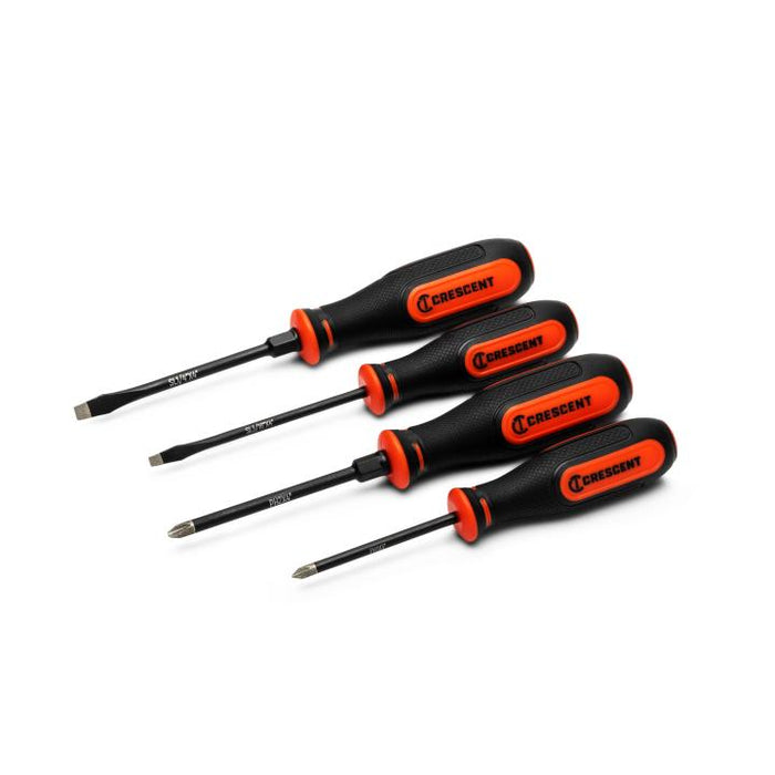 CRESCENT SCREWDRIVER SET, 4PC, MIXED, DIAMOND, DM - CDTSET4PC