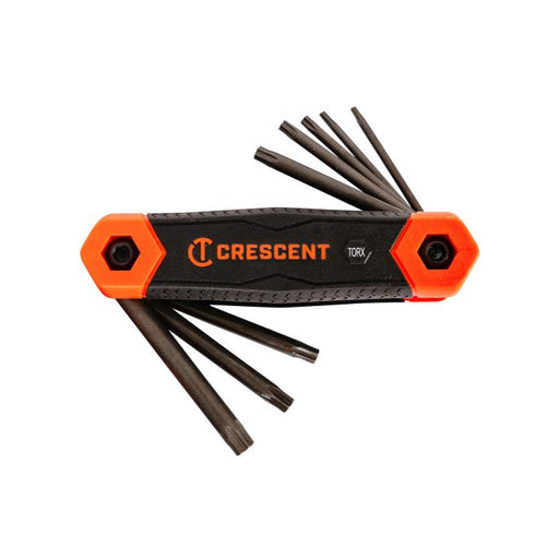 CRESCENT FOLDING HEX KEY TORX 8PC - CHKFT8