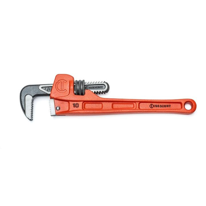 CRESCENT PIPE WRENCH, 10", CAST IRON, SLIM JAW - CIPW10S