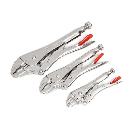 CRESCENT PLIER SET, 3PC LOCKING - CLP3SETN-08