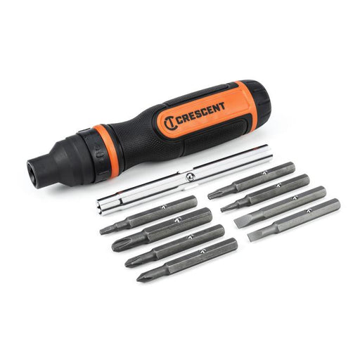 CRESCENT MULTIBIT SCREWDRIVER, 11IN1, RATCHETING - CMBS11R