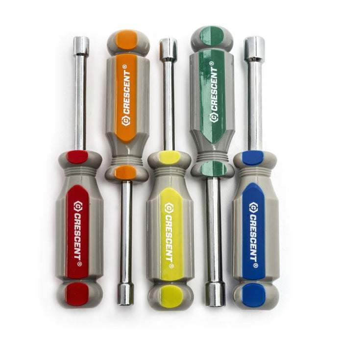 CRESCENT NUT DRIVER SET, 5PC, MM, ACETATE - CND5MM