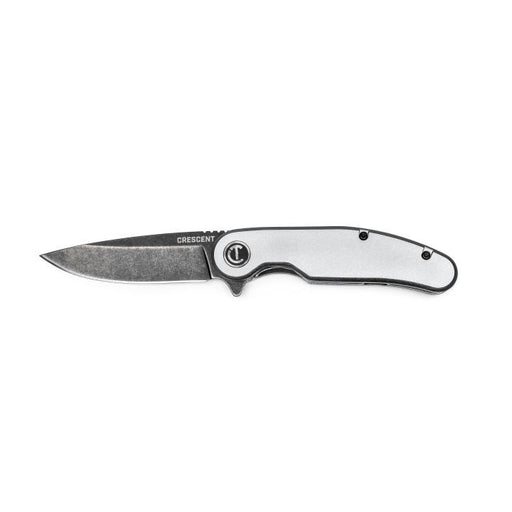 CRESCENT KNIFE, POCKET 3.25", ALUMINUM, D POINT - CPK325A