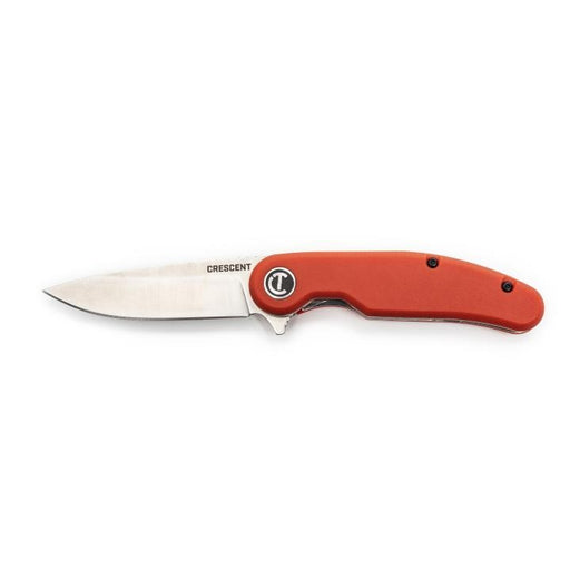 CRESCENT KNIFE, POCKET 3.25", RAWHIDE, D POINT - CPK325CR