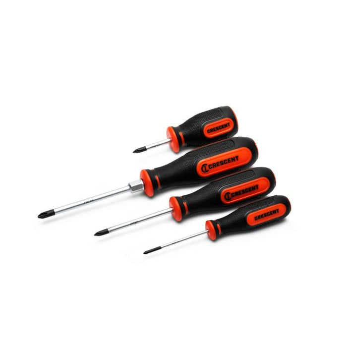 CRESCENT SCREWDRIVER SET, 4PC, PHILLIPS, DM - CPSET4PC