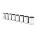 CRESCENT SOCKET SET,8PC,1/2" DRIVE,SAE - CSAS0N