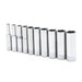 CRESCENT SOCKET SET,10PC,1/4" DRIVE,6PT,DEEP,MM - CSAS11N