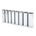 CRESCENT SOCKET SET,8PC,1/2" DRIVE,DEEP,SAE - CSAS2N