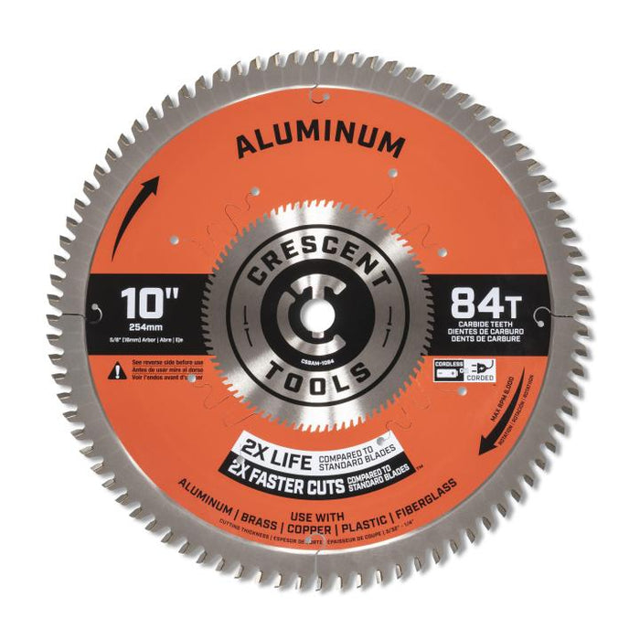 CRESCENT CRESCENT 10" 84T MED. ALUMINUM BLADE - CSBAM-1084