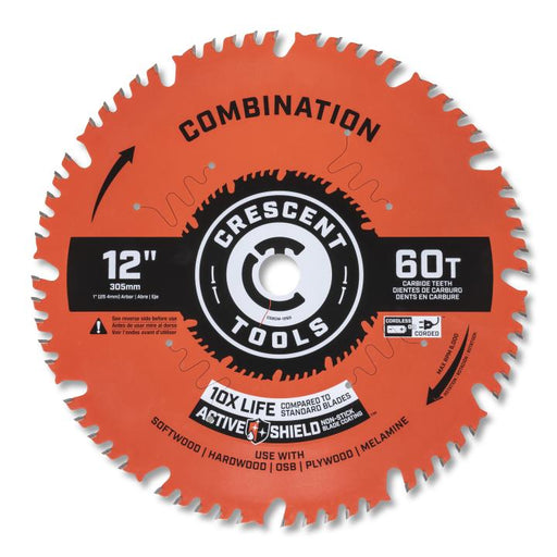 CRESCENT CRESCENT 12" 60T COMBINATION BLADE - CSBCM-1260