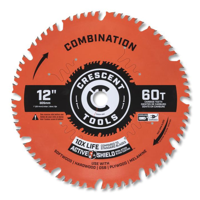 CRESCENT CRESCENT 12" 60T COMBINATION BLADE - CSBCM-1260