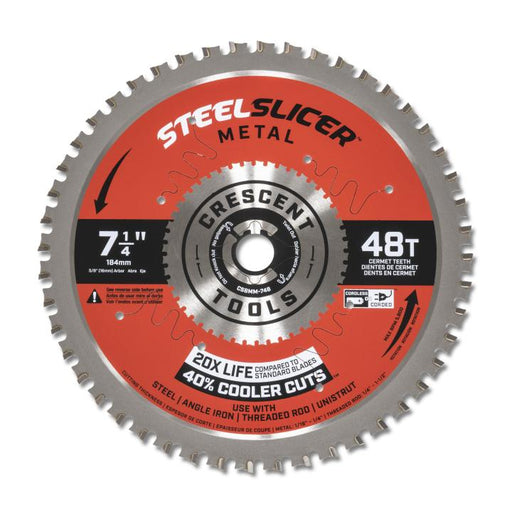CRESCENT CRESCENT 7-1/4" 48T MEDIUM METAL BLADE - CSBMM-748